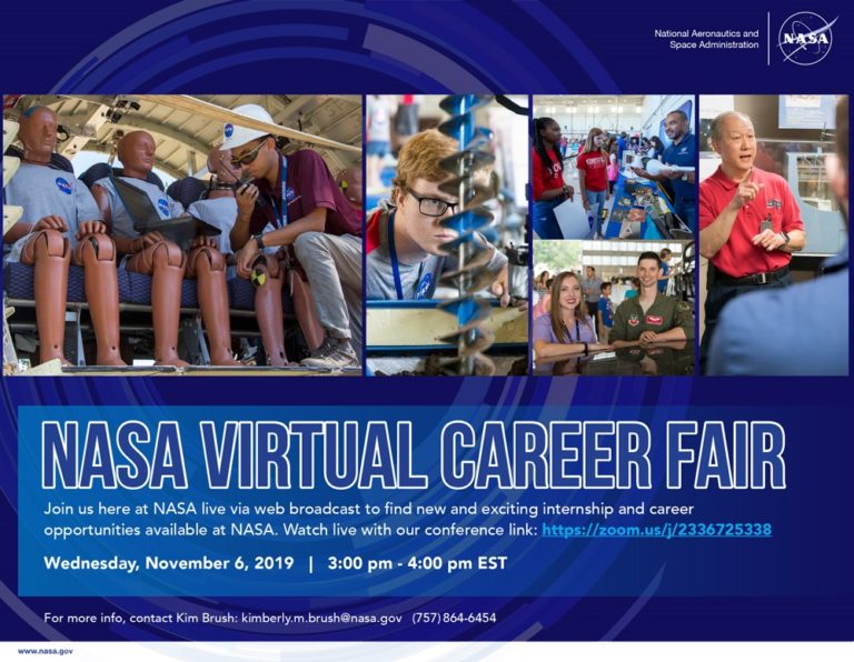 NASA Virtual Career Fair Nevada Nasa Programs