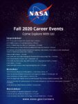 NASA Fall 2020 Career Events