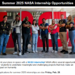 Summer 2025 NASA Internship Opportunities