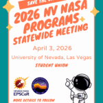 Save the Date! NV NASA Programs Statewide Meeting - April 3, 2026