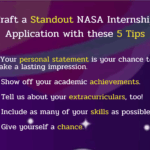 NASA Internship Application Deadline: September 12, 2025