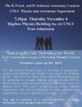 Astronomy Public Lecture at UNLV - November 6, 2025