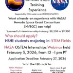 NASA Summer 2026 Training Experience